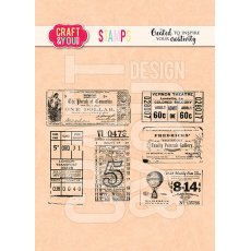 CS040 Clear Stamps Tickets 1/Stemple Bilety 1- Craft & You Design
