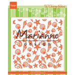 DF3448 Folder do embossingu Marianne Design - muszelki