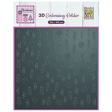 EF3D098 Folder do embossingu 3D ( 150x150 mm ) - tło małe listki