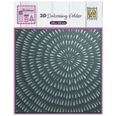 EF3D100 Folder do embossingu 3D ( 150x150 mm ) - tło słoje drzewa