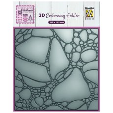 EF3D101 Folder do embossingu 3D ( 150x150 mm ) - bąbelki 