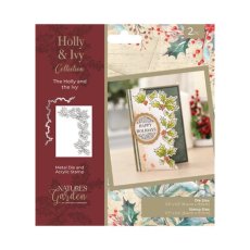 NG-HAI-STD-THTI Stempel i wykrojnik Natures Garden Holly & Ivy Collection - The Holly and the Ivy