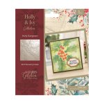 NG-HAI-EF5.5-3D-HOEV  Folder do embossingu 3D - Holly & Ivy  -Holly Evergreen - ostrokrzew