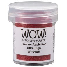 WH01UH Puder do embossingu WOW!  Primaries - Primary Apple Red - Ultra High