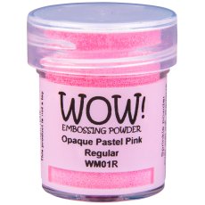 WM01R Puder do embossingu WOW!  Opaque Pastel Colours - Pastel Pink - Regular