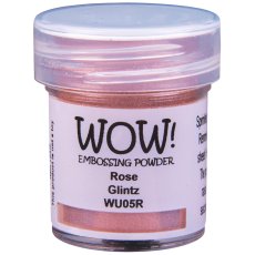 WU05R  Puder do embossingu WOW! Glintz - Rose Glintz - Regular