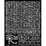 KSTD163 Maska Stamperia Fortune Thick Stencil 20x25cm Egypt