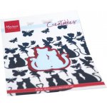 LR0744 Wykrojnik Marianne Design - CreaTables - SILHOUETTE CATS IN LOVE