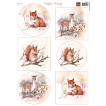 MB0221 Arkusz  A4 -Marianne Design - Mattie's Mooiste - Forest Animals