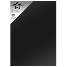 PFSS403 Papier jednokolorowy, perłowy, dwustronny A4 - Black - 1szt.-240 gsm