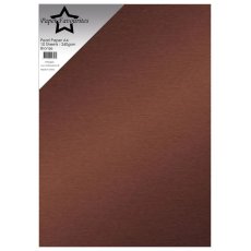 PFSS405 Papier jednokolorowy, perłowy, dwustronny A4 -Bronze- 1szt.-240 gsm