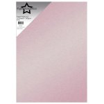 PFSS407 Papier jednokolorowy, perłowy, dwustronny A4 -Pink- 1szt.-240 gsm