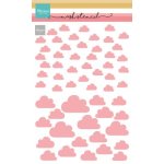 PS8152 Maska Marianne Design - Clouds - chmury - A5 