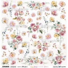 SB-13 Sunny Blooms - Flowers 1- Arkusz Do Wycinania - ScrapAndMe