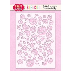 SC005 Stencil / Maska Circles / Koła- Craft & You Design