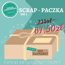 SPU01 SCRAP - PACZKA nr 1 - PAPIERY ŚWIĄTECZNO-ZIMOWE  Craft & You Design