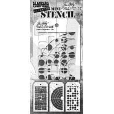 TH-MST059 TIM HOLTZ MINI STENCIL SET #59 - zestaw 3 mini masek