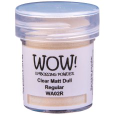 WA02R Puder do embossingu WOW! - Clears - Clear Matt Dull - Regular