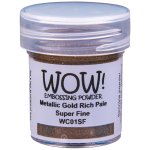 WC01SF Puder do embossingu WOW! - Metallics - Gold Rich Pale - Super Fine