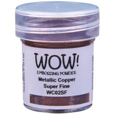 WC02SF Puder do embossingu WOW! - Metallics - Copper - Super Fine