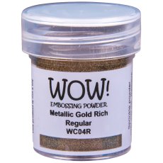 WC04R Puder do embossingu WOW! - Metallics - Gold Rich - Regular