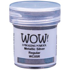 WC05R Puder do embossingu WOW! - Metallics - Silver - Regular