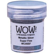 WC05SF Puder do embossingu WOW! - Metallics - Silver - Super Fine