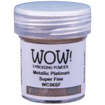 WC06SF Puder do embossingu WOW! - Metallics - Platinum - Super Fine