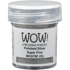 WC07SF Puder do embossingu WOW! - Metallics - Polished Silver - Super Fine