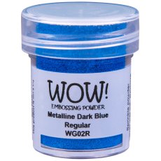 WG02R Puder do embossingu WOW! -Metallines -Dark Blue Metalline - Regular