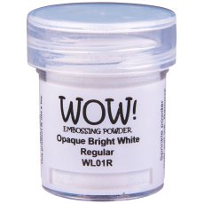 WL01R Puder do embossingu WOW! Opaque Whites - Bright White - Regular