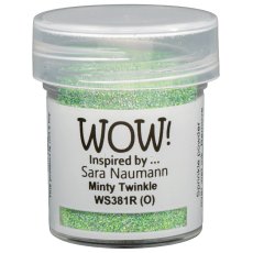 WS381R Puder do embossingu WOW! - Embossing Glitters - Minty Twinkle