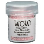 WS383R Puder do embossingu WOW! - Embossing Glitters - Strawberry Sparkle