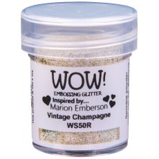 WS50R  Puder do embossingu WOW! Embossing Glitters - Vintage Champagne - Regular